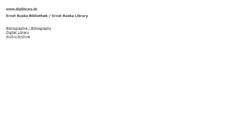 Desktop Screenshot of ernstruska.digilibrary.de