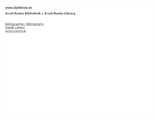 Tablet Screenshot of ernstruska.digilibrary.de